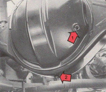 Volvo B10M Mk I Final drive oil drain and filler plug