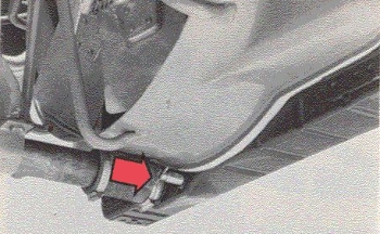 Volvo B10M Mk I Engine coolant radiatorr drain plug